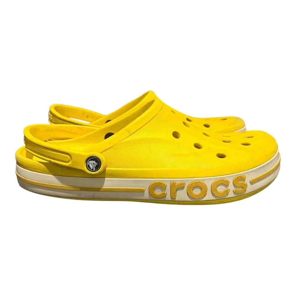 Crocs Bayaband Clog Men’s Size 13 Yellow 25SUCL205089_Z2V3 Comfort Clogs - Picture 2 of 9